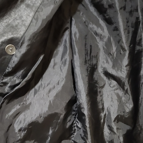 Toxik3 Black Faux Leather Jacket - Picture 8 of 9